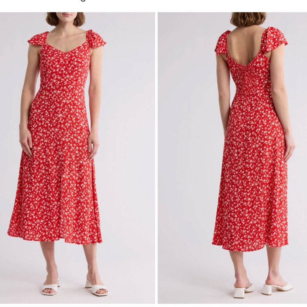 Floral Midi Dress